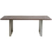 Living Room Furniture Tables Table Symphony Dark Silver 200x100