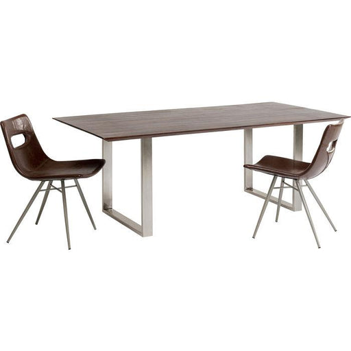 Living Room Furniture Tables Table Symphony Dark Chrome 180x90