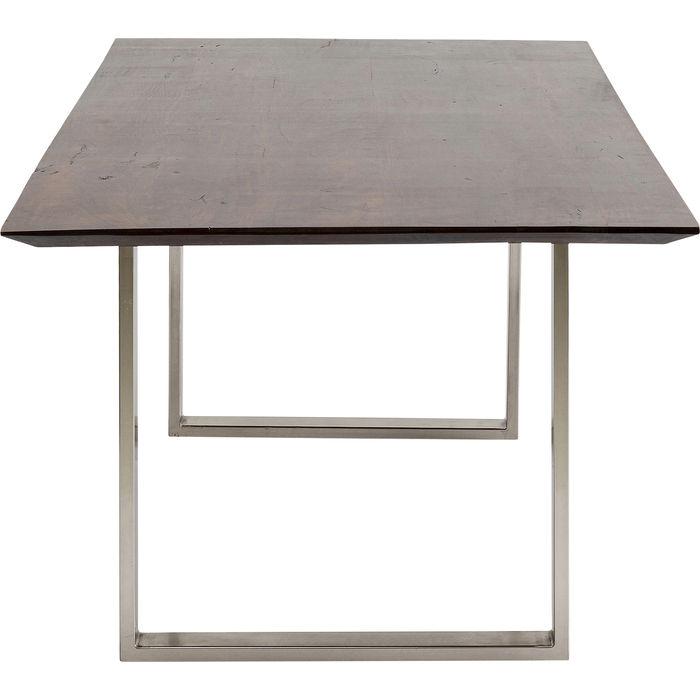 Living Room Furniture Tables Table Symphony Dark Chrome 180x90