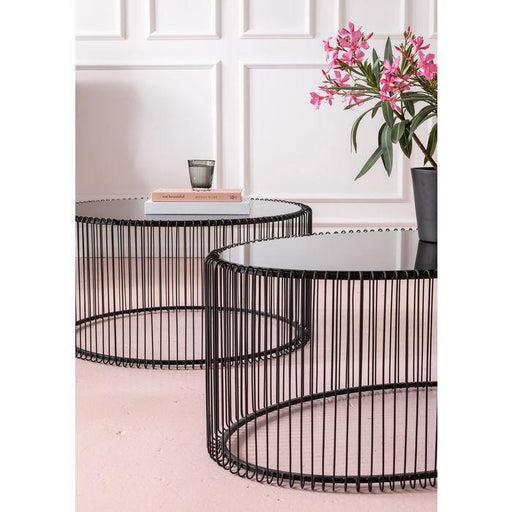 Living Room Furniture Coffee Tables Coffee Table Wire Uno Black 60x90cm