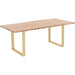 Living Room Furniture Tables Table Harmony Brass 180x90