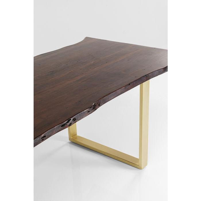 Living Room Furniture Tables Table Harmony Dark Brass 180x90