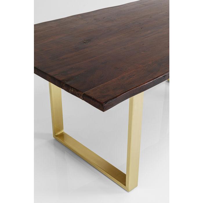 Living Room Furniture Tables Table Harmony Dark Brass 180x90