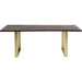 Living Room Furniture Tables Table Harmony Dark Brass 180x90