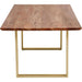 Living Room Furniture Tables Table Symphony Brass 160x80