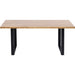 Living Room Furniture Tables Table Jackie Oak Black 160x80