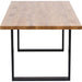 Living Room Furniture Tables Table Jackie Oak Black 160x80