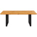 Living Room Furniture Tables Table Symphony Oak Black 160x80
