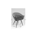 Dining Room Furniture Dining Chairs Chair with Armrest Knot Tweed