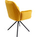 Living Room Furniture Chairs Chair with Armrest Mila Yellow