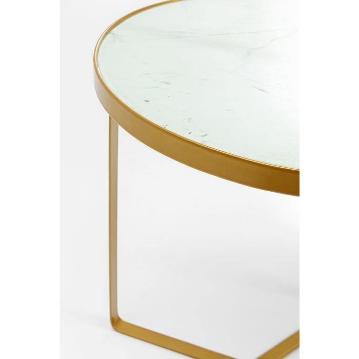 Living Room Furniture Side Tables Side Table Marble Gold Ø45