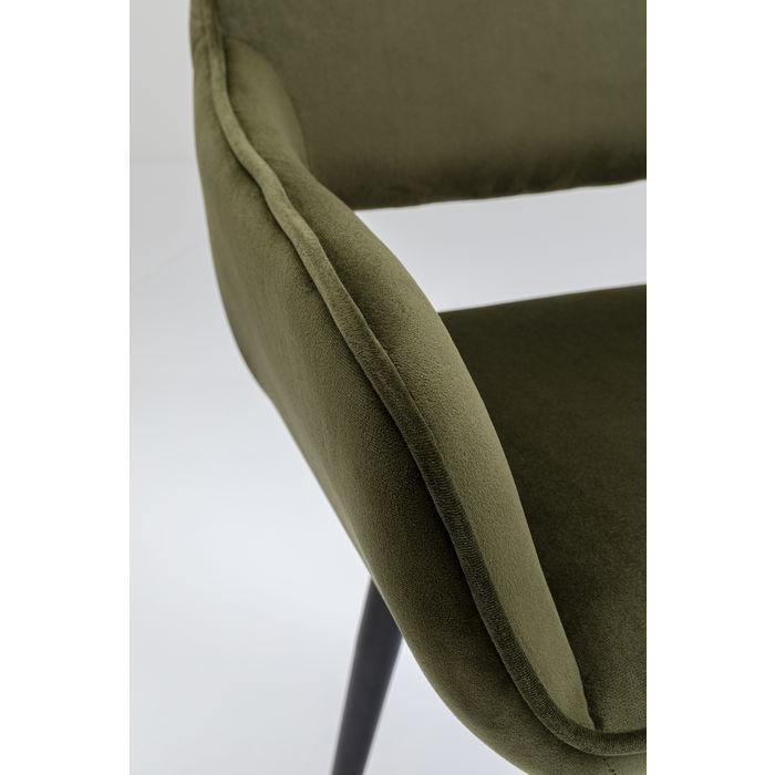 Living Room Furniture Chairs Chair with Armrest San Francisco Dark Green