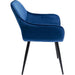 Living Room Furniture Chairs Chair with Armrest San Francisco Blue