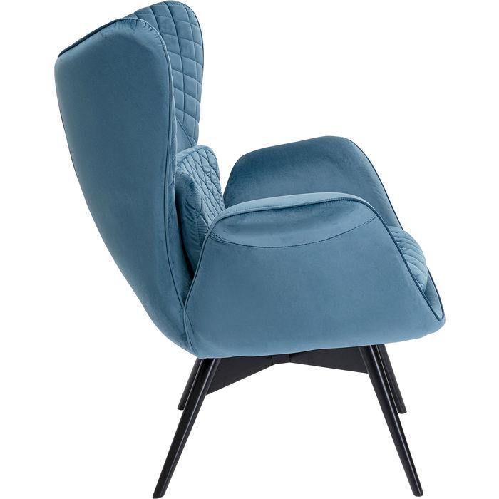 Living Room Furniture Armchairs Armchair Tudor Velvet Bluegreen