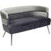 Living Room Furniture Sofas and Couches Sofa Sandwich 2-Seater Grey