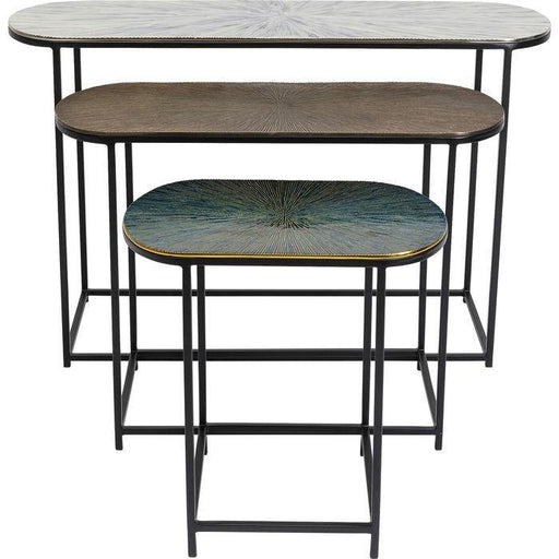 Living Room Furniture Side Tables Side Table Ray Oval (3/Set)