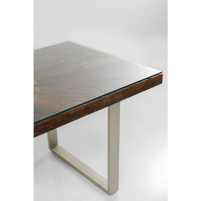 Living Room Furniture Tables Table Conley Silver 180x90