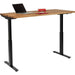 Office Furniture Desks Desk Office Jackie Oak Black 160x80