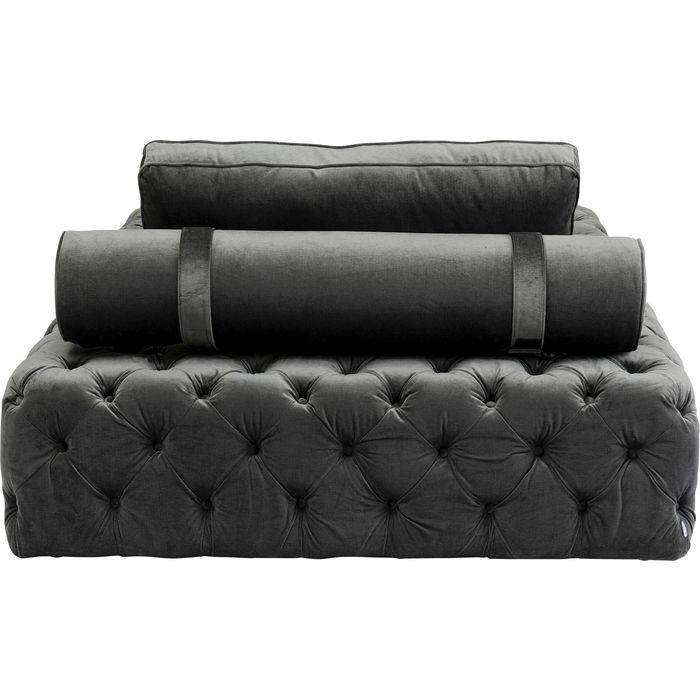 Sofas - Kare Design - Lounger Bottone Velvet Grey - Rapport Furniture