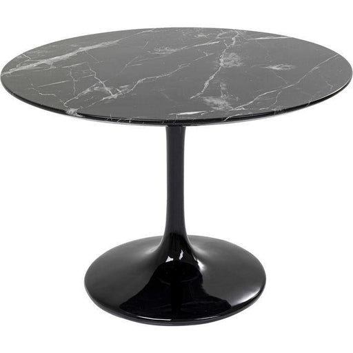 Living Room Furniture Tables Table Solo Marble Black Ø110