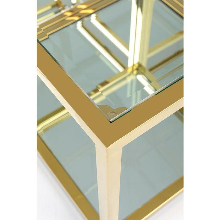 Living Room Furniture Coffee Tables Coffee Table Orion Gold (4/Set)