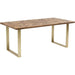 Living Room Furniture Tables Table Stars Brass 180x90