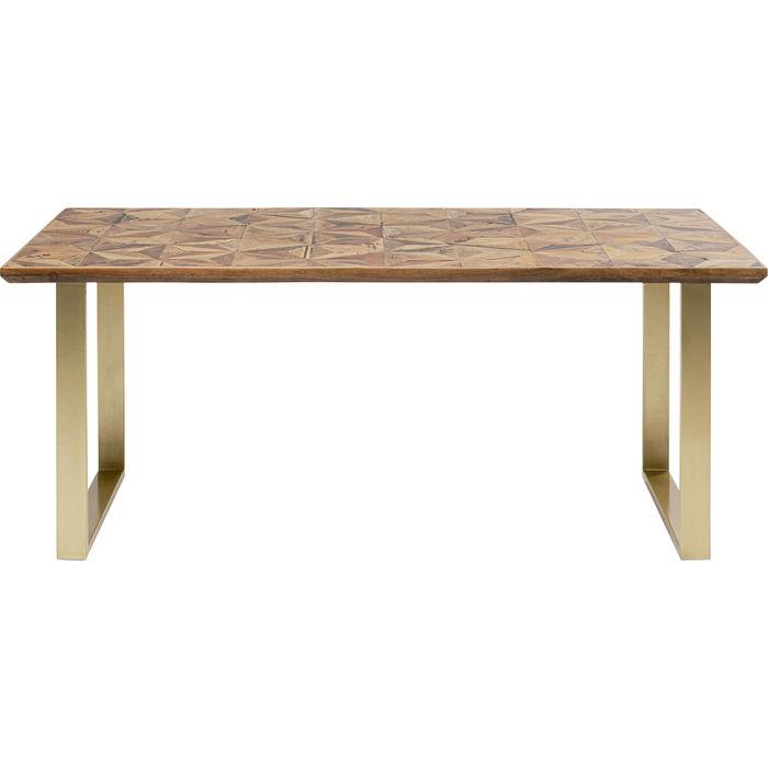 Living Room Furniture Tables Table Stars Brass 180x90