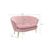 Living Room Furniture Sofas and Couches Sofa Water Lily 2-Seater Rose