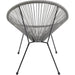 Chairs - Kare Design - Armchair Acapulco Grey - Rapport Furniture