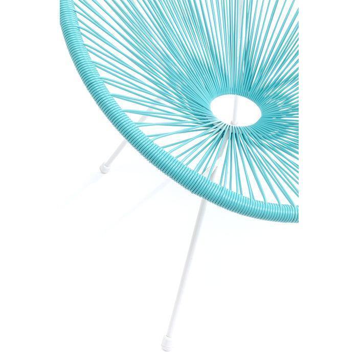 Chairs - Kare Design - Armchair Acapulco Turquoise - Rapport Furniture
