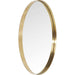 Mirrors - Kare Design - Mirror Curve MO Brass Ø100 - Rapport Furniture