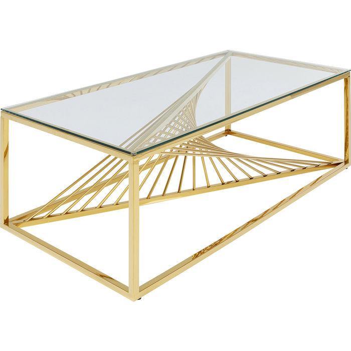 Coffee Table Monocolo Gold Ø90cm Kare Design