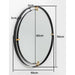 Mirrors - Kare Design - Mirror Betsy Frame Metal 90Ø - Rapport Furniture