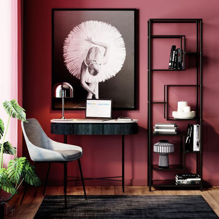 Living Room Furniture Shelving Shelf Loft Black 195x60