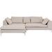 Living Room Furniture Sofas and Couches Corner Sofa Gianni Cream Left