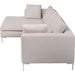 Living Room Furniture Sofas and Couches Corner Sofa Gianni Cream Left