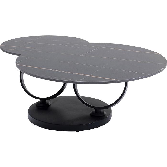 Sculptures Home Decor Coffee Table Beverly black 133x80cm