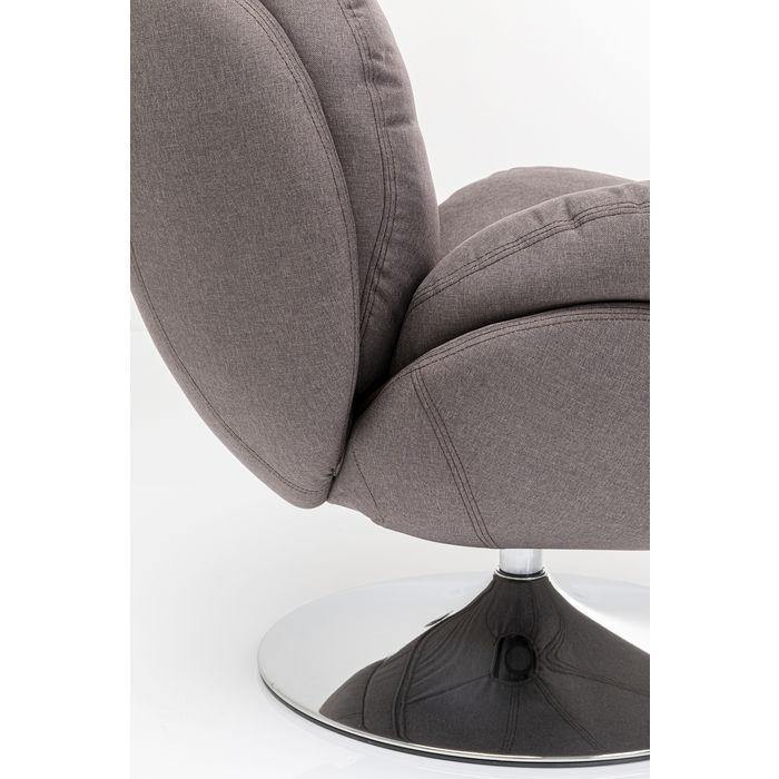 Gray discount swivel armchair