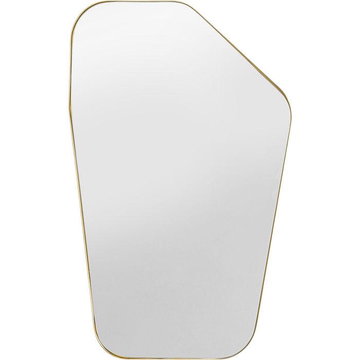 Home Decor Mirrors Wall Mirror Shape Brass 64x94,5cm