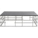 Living Room Furniture Coffee Tables Coffee Table Rome Silver 130x70cm