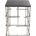 Living Room Furniture Side Tables Side Table Rome Silver 40x40cm
