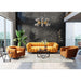 Living Room Furniture Coffee Tables Coffee Table Cristallo Black 80x80cm
