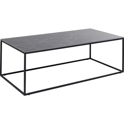 Living Room Furniture Coffee Tables Coffee Table Greta Black 100x50