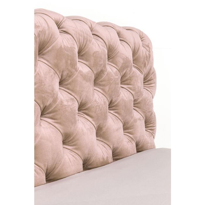 Bedroom Furniture Beds Bed Desire Velvet Ecru 180x200cm