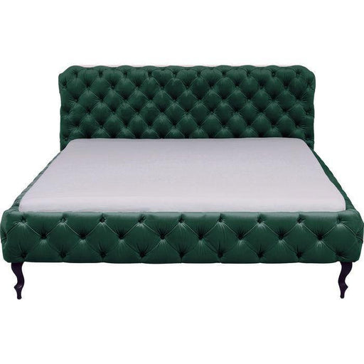 Bedroom Furniture Beds Bed Desire Velvet Green 160x200cm