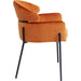 Living Room Furniture Chairs Chair with Armrest Alexia Velvet Orange