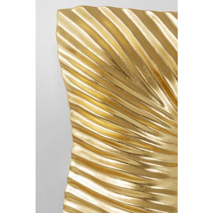 Home Decor Mirrors Wall Mirror Wavy Brass 94x124cm