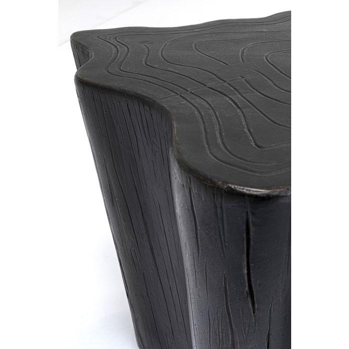 Living Room Furniture Coffee Tables Coffee Table Tree Stump Black 119x68cm