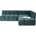 Living Room Furniture Sofas and Couches Corner Sofa Belami Velvet Dark Green Right 265cm