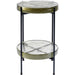 Living Room Furniture Side Tables Side Table Ice Double Black Ø30cm